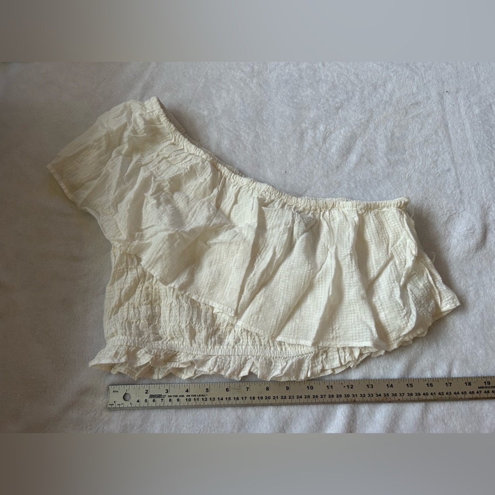 BNWT American Eagle White One Shoulder Top